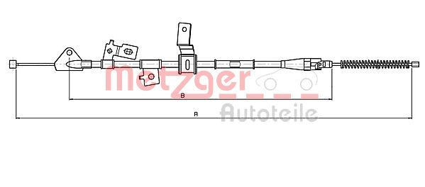 Handremkabel Metzger 17.5070