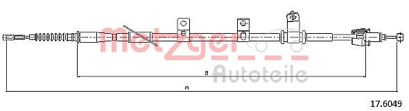 Handremkabel Metzger 17.6049
