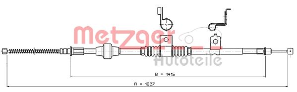 Handremkabel Metzger 17.2295