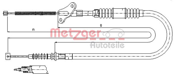 Handremkabel Metzger 17.2720