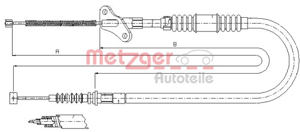 Handremkabel Metzger 17.2721