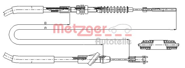 Koppelingskabel Metzger 18.6103