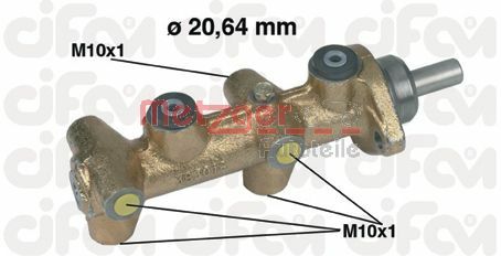 Hoofdremcilinder Metzger 202-040