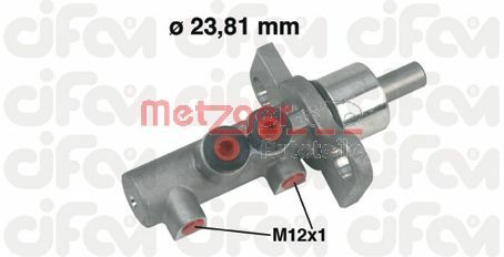 Hoofdremcilinder Metzger 202-260