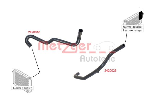 Metzger Radiateurslang 2420018