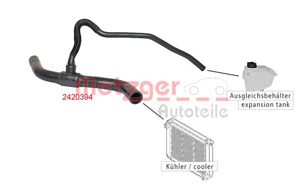 Metzger Radiateurslang 2420394