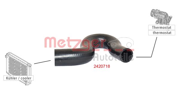 Metzger Radiateurslang 2420718