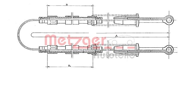 Handremkabel Metzger 321.4