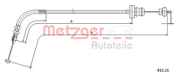 Metzger Gaskabel 413.21