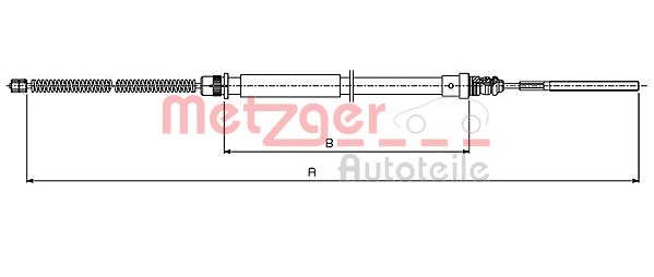 Handremkabel Metzger 491.5