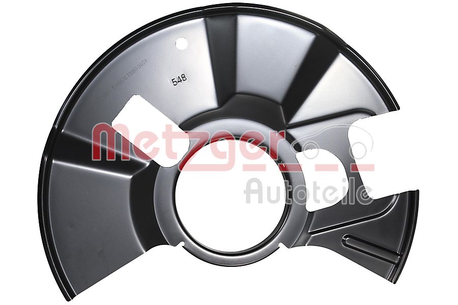 Dekplaat, remschijf Metzger 6115578