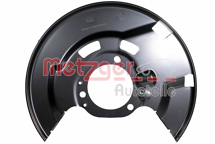 Dekplaat, remschijf Metzger 6115585