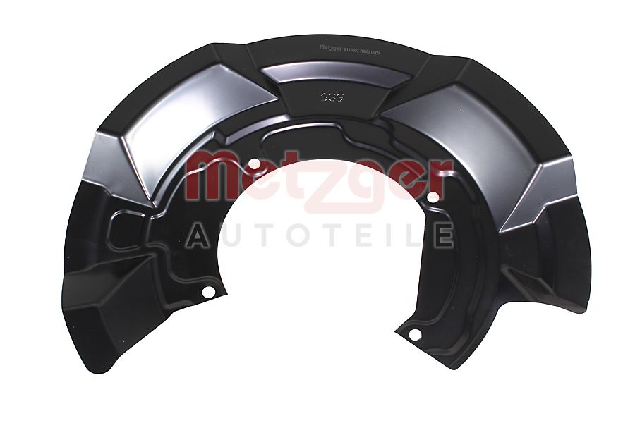 Dekplaat, remschijf Metzger 6115607