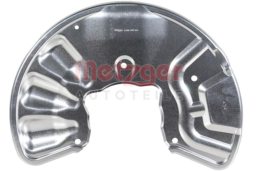 Dekplaat, remschijf Metzger 6115646