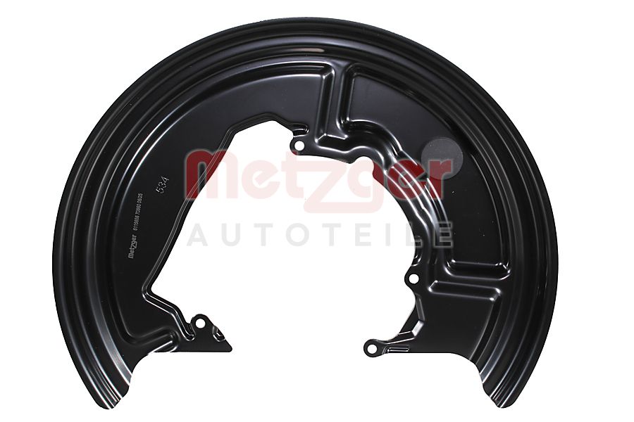 Dekplaat, remschijf Metzger 6115656