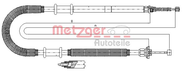 Handremkabel Metzger 641.12