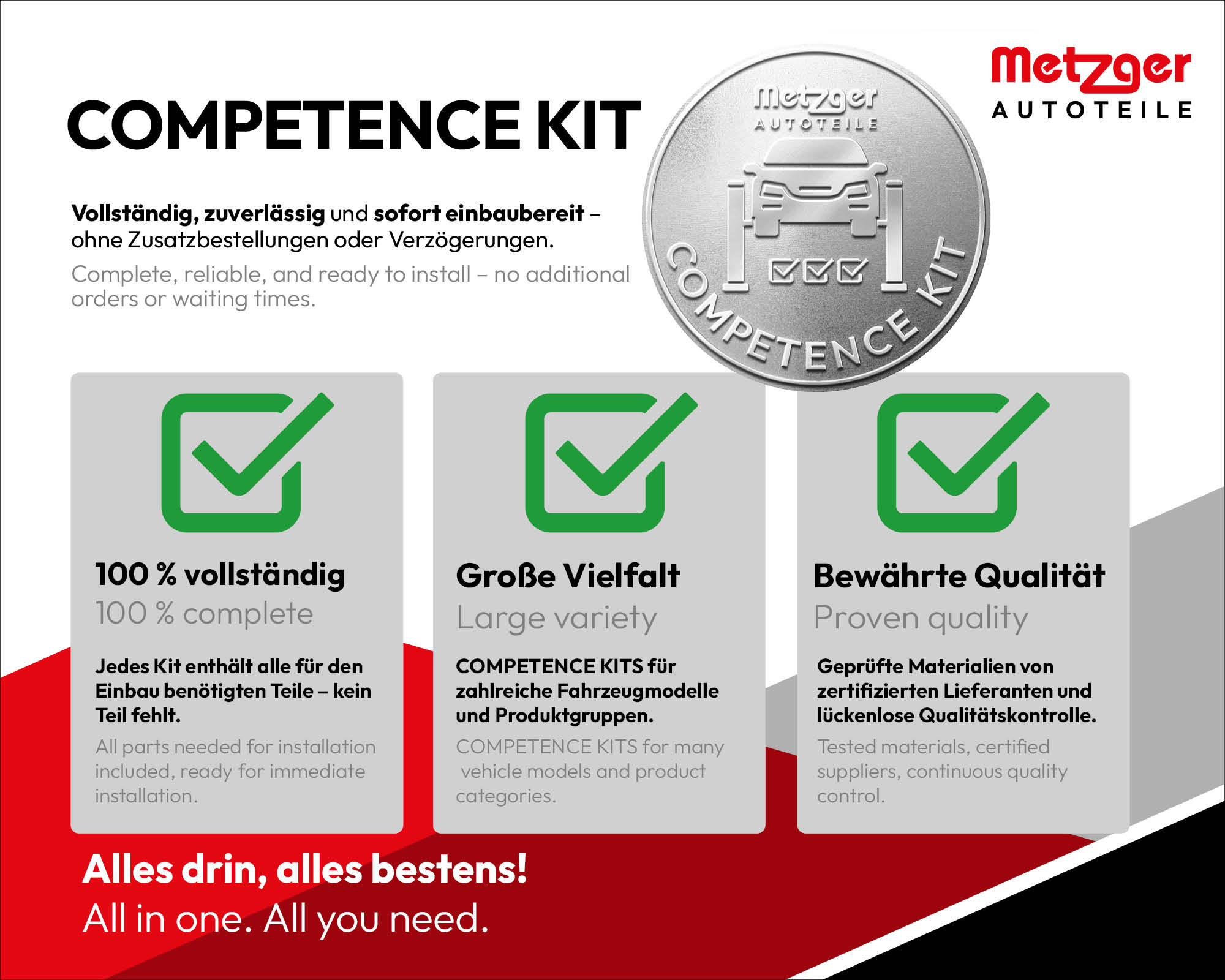 Remschoen set Metzger KT 2348