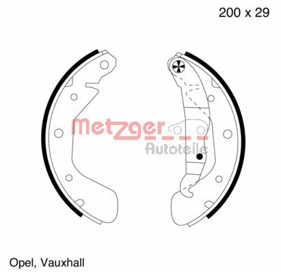 Remschoen set Metzger MG 563