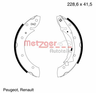 Remschoen set Metzger MG 634