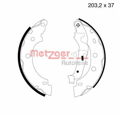 Remschoen set Metzger MG 706