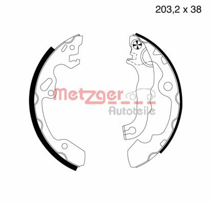 Remschoen set Metzger MG 716