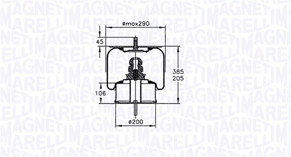 Veerbalg Magneti Marelli 030607020151