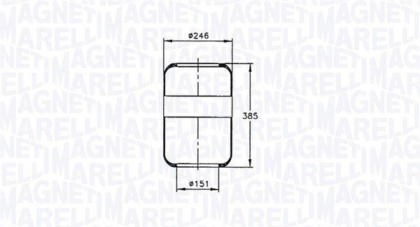 Veerbalg Magneti Marelli 030607020019