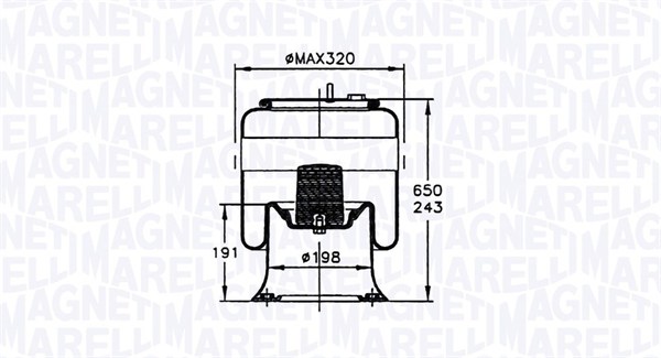 Veerbalg Magneti Marelli 030607020116