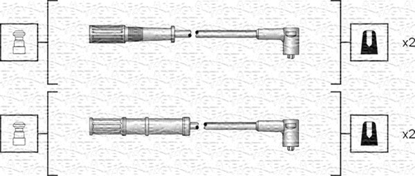 Bougiekabelset Magneti Marelli 941318111161