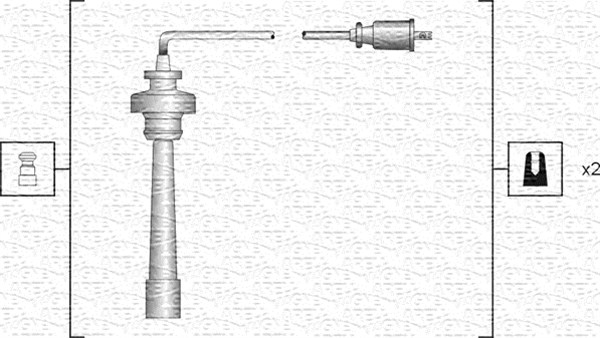 Bougiekabelset Magneti Marelli 941318111191