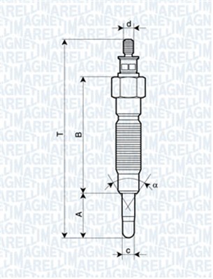 Gloeibougie Magneti Marelli 062900064304