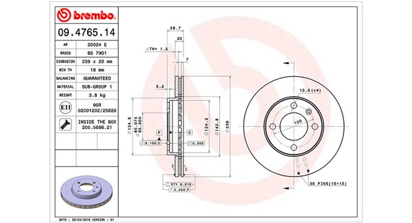 Remschijven Magneti Marelli 360406000900