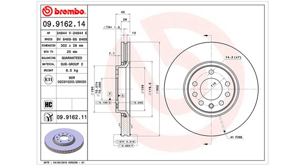 Remschijven Magneti Marelli 360406008200