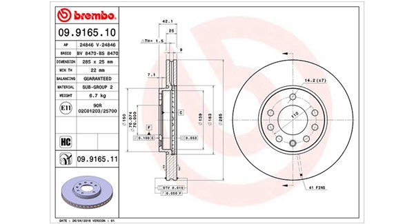 Remschijven Magneti Marelli 360406008300