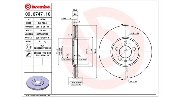 Remschijven Magneti Marelli 360406009300