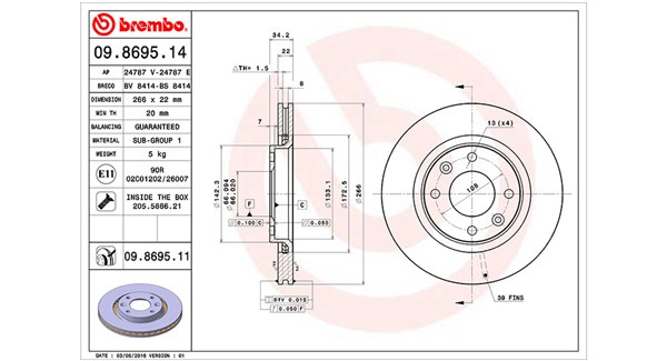 Remschijven Magneti Marelli 360406018700