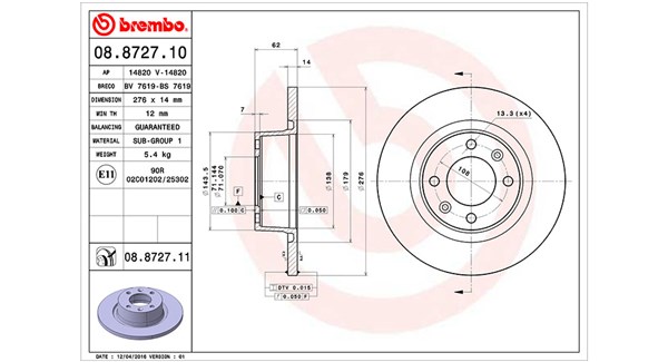 Remschijven Magneti Marelli 360406018800