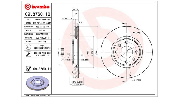 Remschijven Magneti Marelli 360406018900