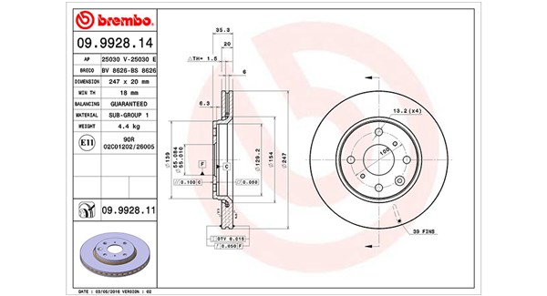 Remschijven Magneti Marelli 360406019200