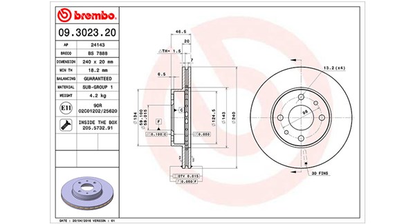 Remschijven Magneti Marelli 360406021200