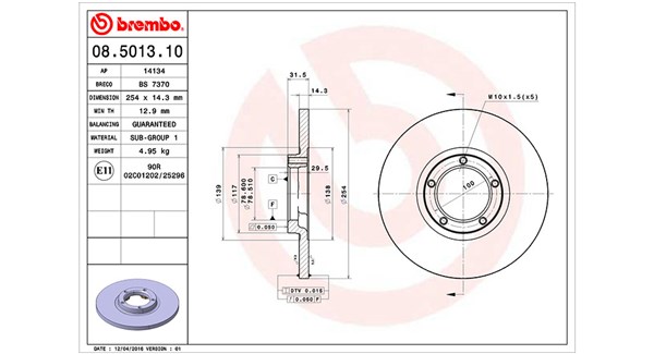 Remschijven Magneti Marelli 360406024700