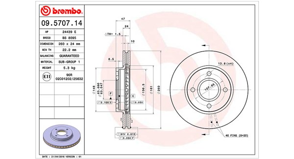 Remschijven Magneti Marelli 360406025300