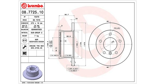 Remschijven Magneti Marelli 360406033000