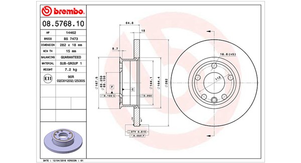 Remschijven Magneti Marelli 360406049000