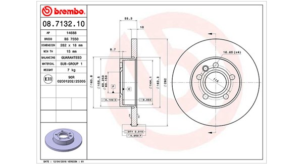 Remschijven Magneti Marelli 360406050100