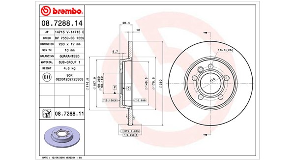 Remschijven Magneti Marelli 360406050300