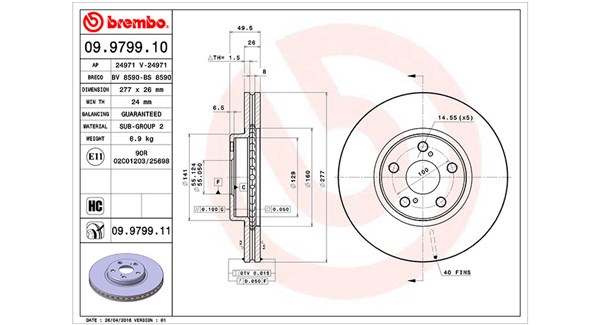 Remschijven Magneti Marelli 360406058700