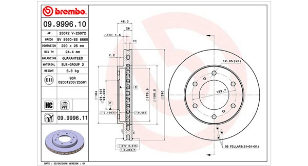 Remschijven Magneti Marelli 360406059900