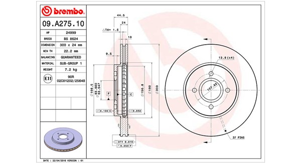 Remschijven Magneti Marelli 360406063300