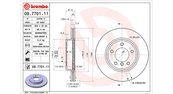 Remschijven Magneti Marelli 360406016701